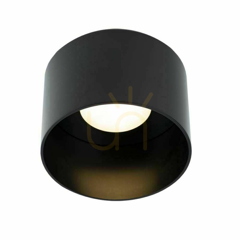 Ceiling Light Antigo Konan Black GX53 15 cm Aluminum Steel 1146