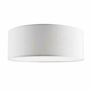 Ceiling Light Antigo Lamego 50 White Fabric Steel LED E27 1085 small 0