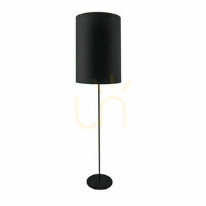 Floor Lamp Antigo Lamego Black Fabric Steel 170 cm E27 LED small 0