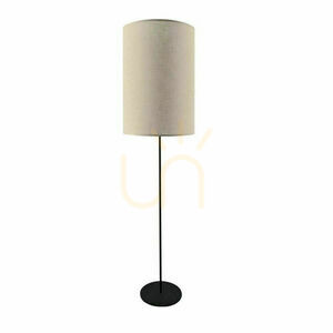 Floor Lamp Antigo Lamego Narrow Beige Fabric Steel E27 LED 170 cm small 0
