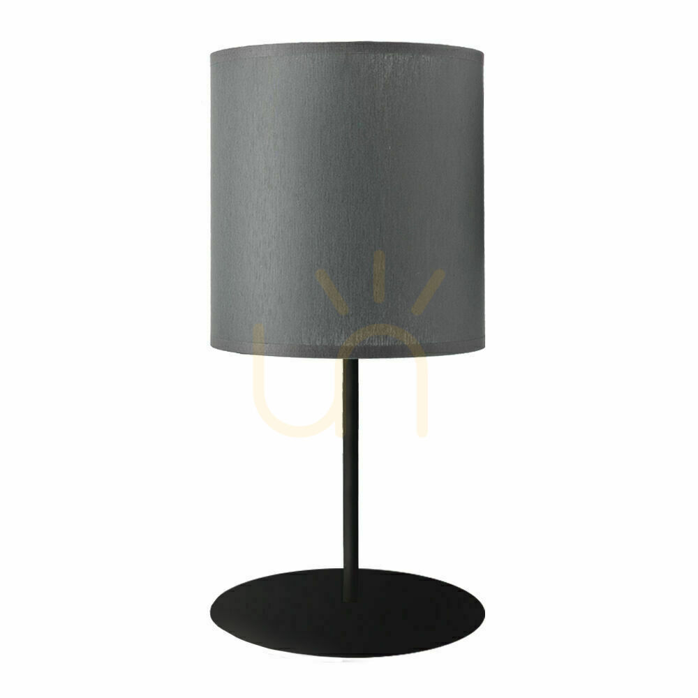 Table Lamp Antigo Lamego Grey Fabric Steel 40 cm 2028