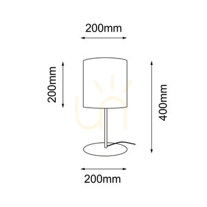 Table Lamp Antigo Lamego Beige Fabric Steel 40 cm 2029 small 1