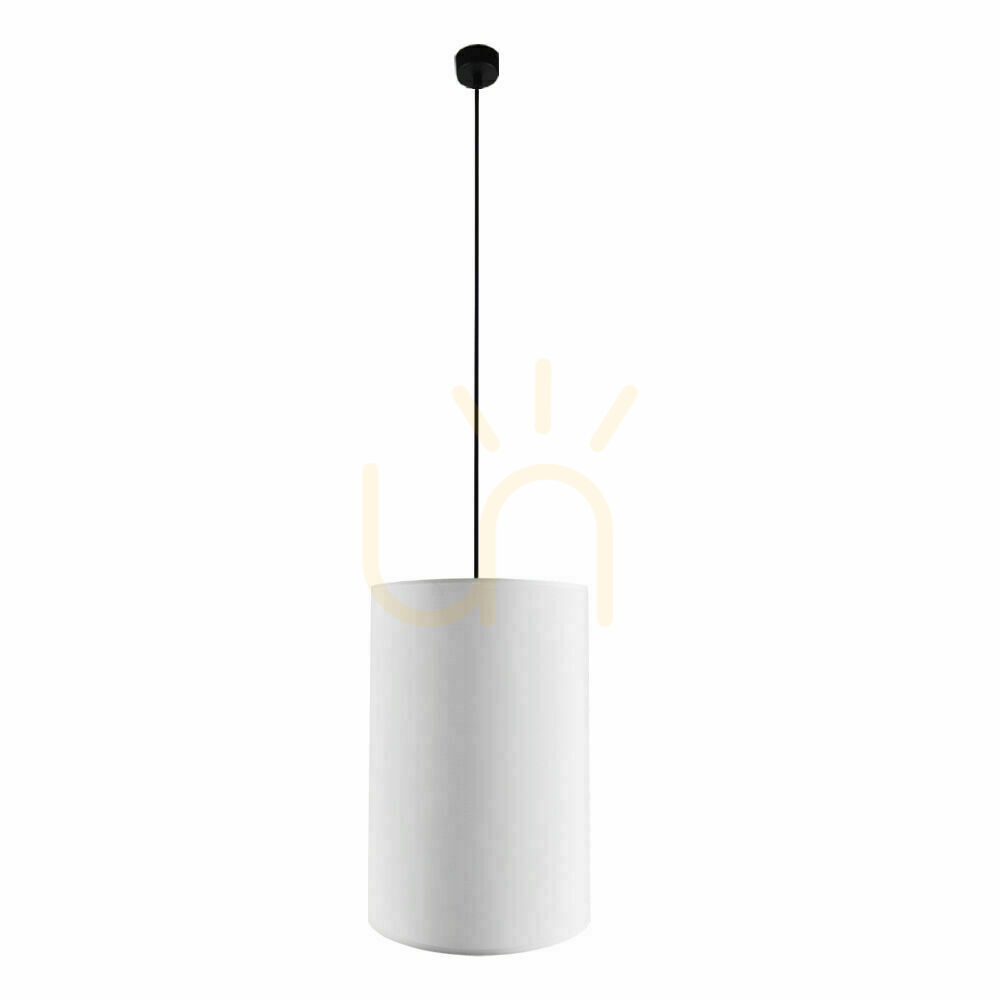 Pendelleuchte Antigo Lamego 35 cm weiß Stoff Stahl E27 LED 5190