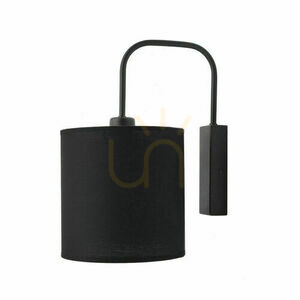 Wall Light Antigo Lamego K Black Fabric Steel 32 cm 4043 small 0