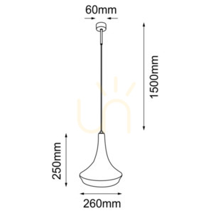 Pendant Light Antigo Mahaka Grey Steel Cotton 26 cm 5181 small 1
