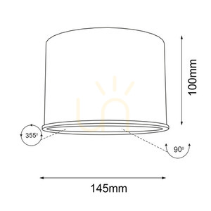 Ceiling Light Antigo Miki White ES111 14.5 cm Aluminum Steel 7016 1 Ceiling Light Antigo Miki White ES111 14.5 cm Aluminum Steel 7016 small 1