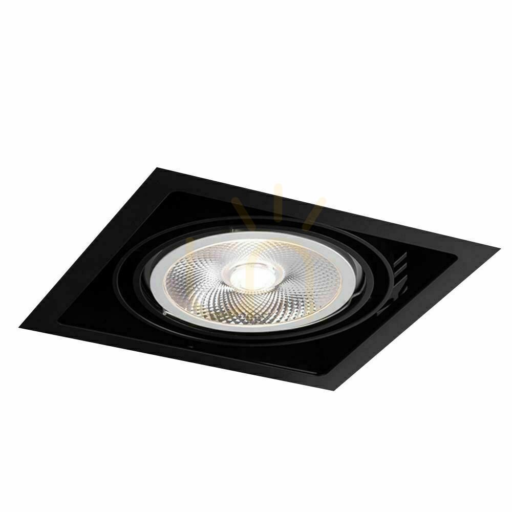 Recessed Luminaire Antigo Muko 1 Black LED ES111 18.5 cm 3311