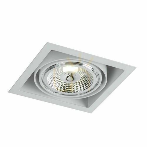 Check Recessed luminaire Antigo Muko White ES111 LED 18.5x18.5 cm 7340