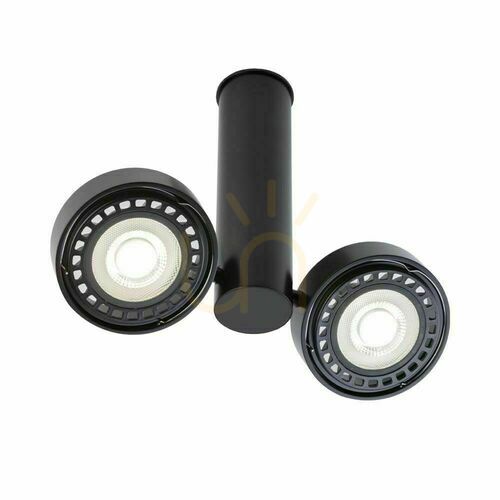 Check Spotlight Antigo Natori 2 Black LED ES111 2261