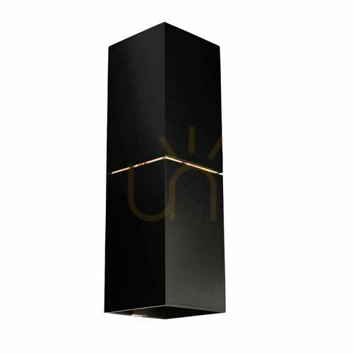 Check Wall Light Antigo Nemuro Black G9 LED 20 cm Aluminum Steel 4408