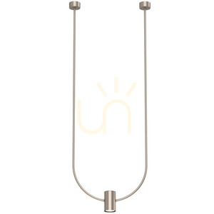 Pendant Light Antigo No. C Platinum Matte Steel 46 cm GU10 LED 5080 small 0
