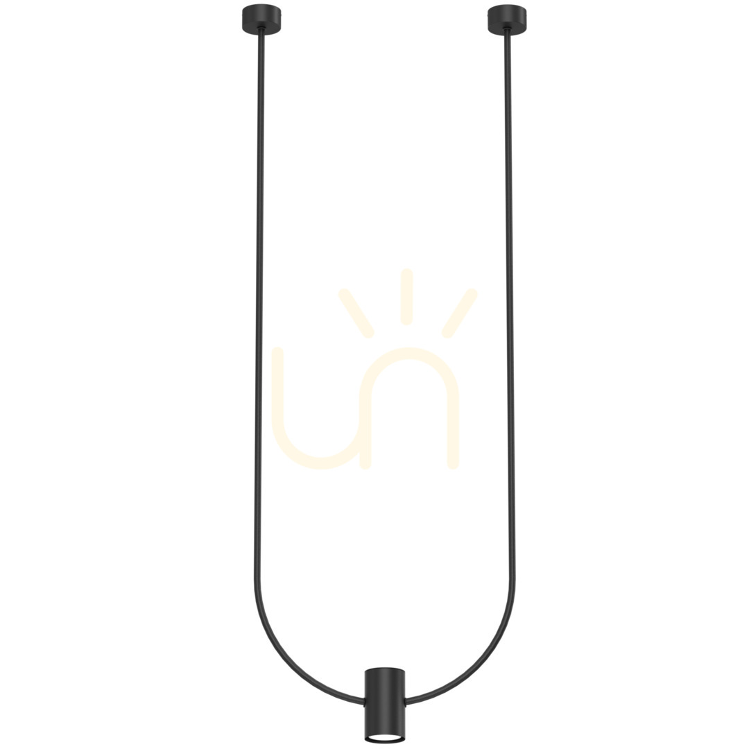 Pendant Light Antigo No. C Black Steel GU10 46 cm 5085