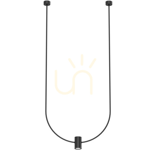 Check Pendant Light Antigo No. C Black Steel 58 cm GU10 LED 5086