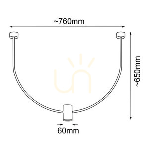 Pendant Light Antigo No. C Black Steel GU10 LED 76 cm 5087 1 Pendant Light Antigo No. C Black Steel GU10 LED 76 cm 5087 small 1