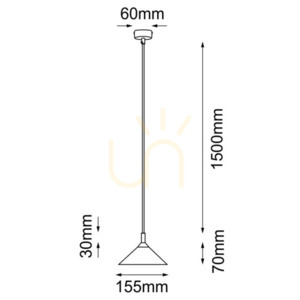 Pendant Light Antigo AI Black Steel GX53 LED 15.5 cm 5166 small 1