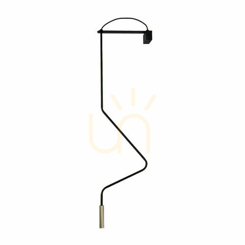 Check Wall Light Antigo No. Moon Black Steel 100 cm G9 LED 4012
