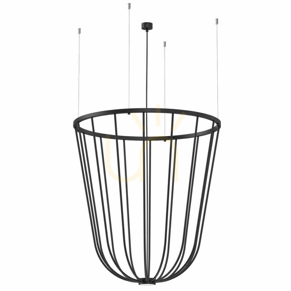 Pendelleuchte Antigo no. moon O Z schwarz 80 cm Stahl GX53 LED 5143