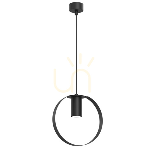 Check Pendant Light Antigo Ortiga Black Steel GU10 20 cm 5041