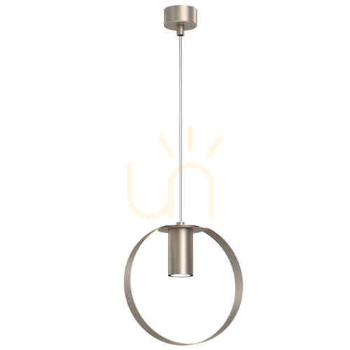 Check Pendant Light Antigo Ortiga 1 Platinum Matte Steel GU10 20 cm 5043