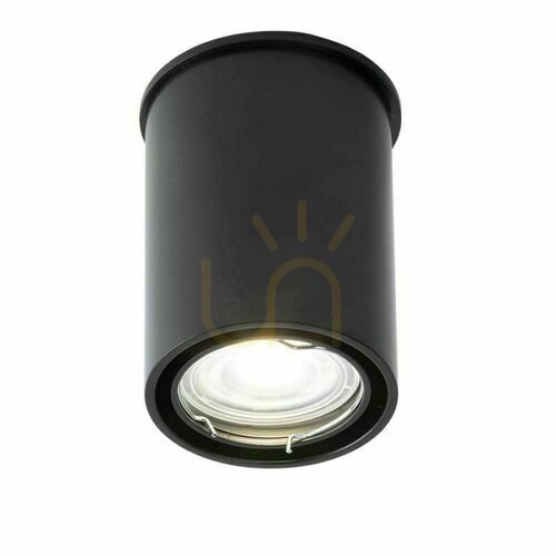 Check Ceiling Light Antigo Osaka Black GU10 10 cm Aluminum 1119