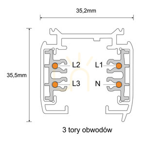 Lighting Rail Antigo 3F Surface-Mounted 100 cm Black Aluminum 230V 8097 small 1