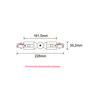 L Bend Busbar Connector Antigo Szynoprzewód 3F 230V White 8122 small 1