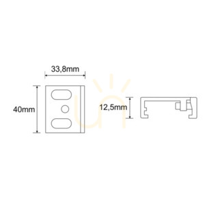 Mounting Bracket for Surface-Mounted 3F Track Rail Antigo Szynoprzewód 3F Black 8127 1 Mounting Bracket for Surface-Mounted 3F Track Rail Antigo Szynoprzewód 3F Black 8127 small 1