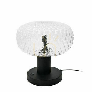 Table Lamp Antigo Tanpo O G Black Steel Glass 30 cm 2034 small 0