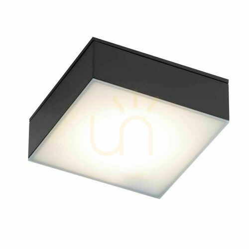 Check Plafon Antigo Tottori 8057 czarny LED 3000K IP44 10x10 cm