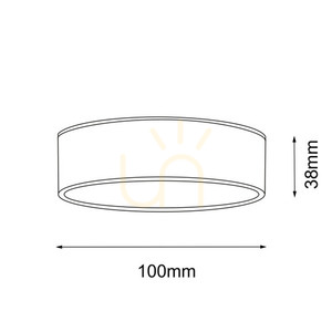 Plafon Antigo Tottori 8576 biały IP44 LED 4000K 10 cm small 1