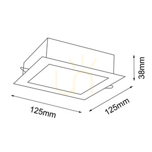 Recessed LED Luminaire Antigo Tottori 8582 White 12.5 cm IP44 4000K 1 Recessed LED Luminaire Antigo Tottori 8582 White 12.5 cm IP44 4000K small 1