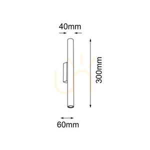 Wall Lamp Antigo Yabu K2 Black Steel 30 cm 4048 small 1