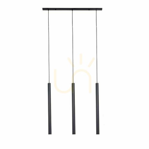 Check Pendant Light Antigo Yabu 3 Black 3-Light LED MR11 5527