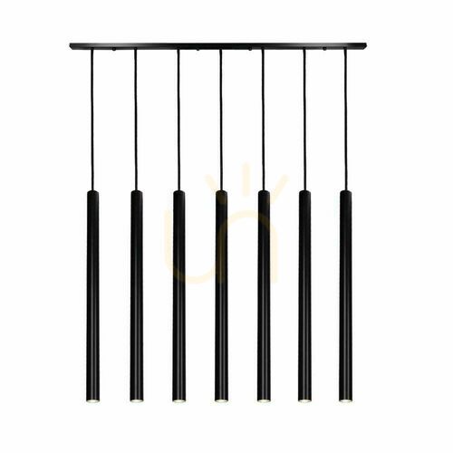 Check Antigo Yabu 7 Black Pendant Light 140 cm 7xMR11 5529