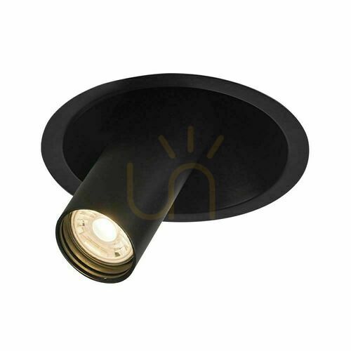Check Recessed Light Antigo Yakumo 1 Black MR11 LED 7804