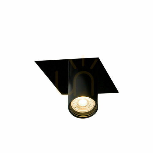 Check Recessed Light Antigo Yamato 1 Black Steel MR11 LED 17 cm 3036