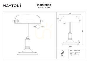 KIWI table lamp Z153-TL-01-BS Maytoni small 7