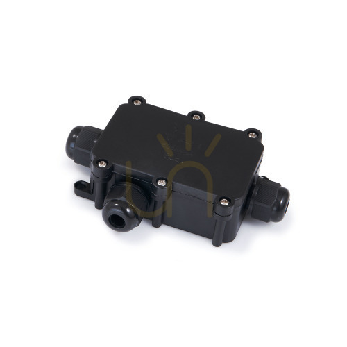 Check 4-Pin Cable Connector Antigo Black PVC 9951 Garden Lamp Accessories