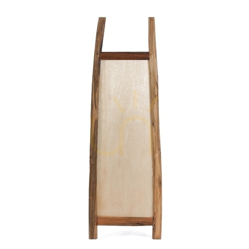 Check Floor Mirror BAZAR BIZAR Natural Reclaimed Teak Wood 170 cm