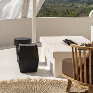 Stool BAZAR BIZAR Black Suar Wood 47 cm small 3