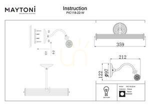 RENOIR PIC118-22-W Maytoni picture lighting small 6