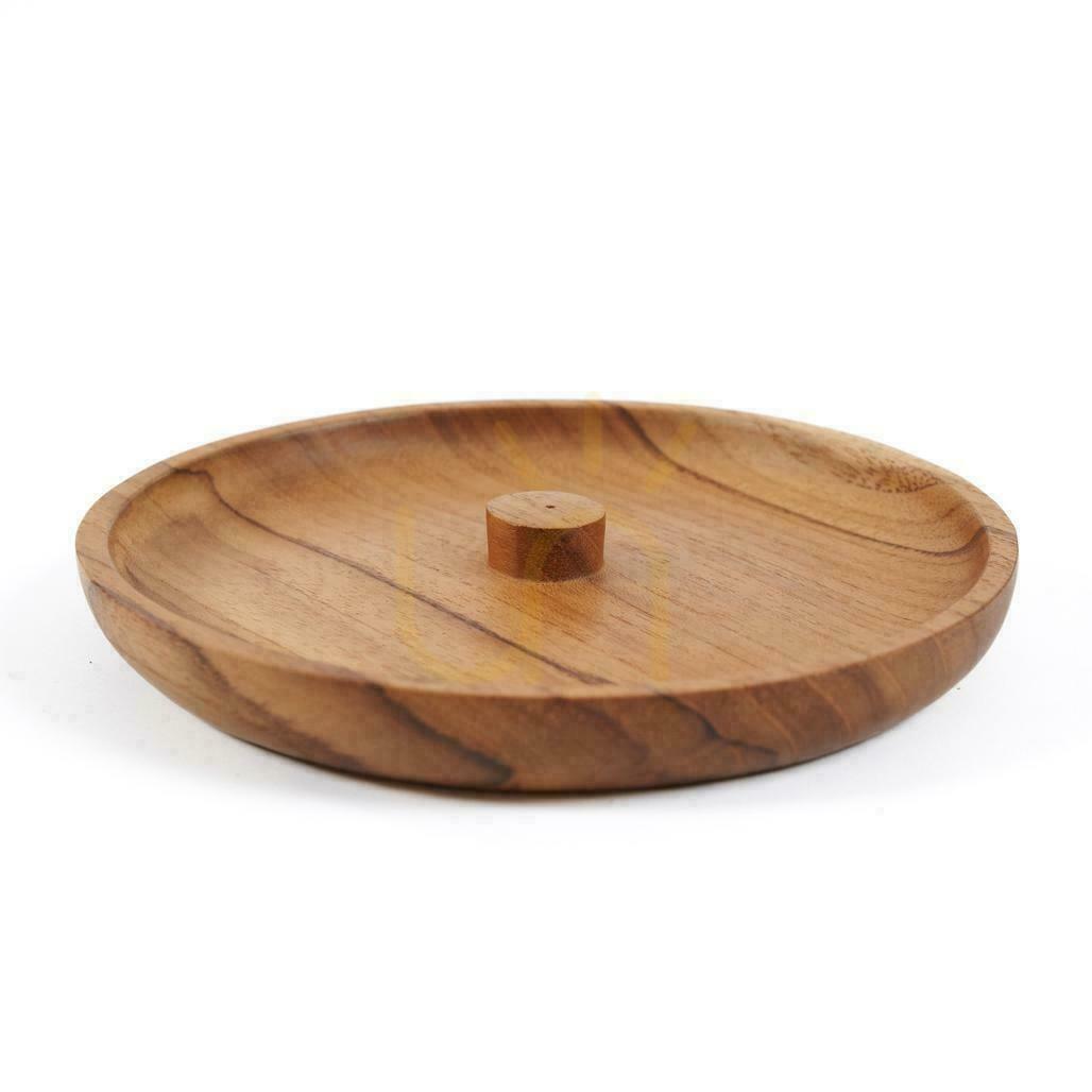 Räucherstäbchenhalter Teak Root Collection Natural 15x15 cm