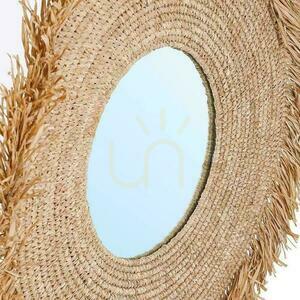 Mirror BAZAR BIZAR Yema Natural Grass Glass 60 cm small 2