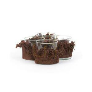 Candle Holder BAZAR BIZAR Oh My Gee Burgundy Velvet M small 2
