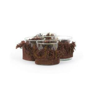 Candle Holder BAZAR BIZAR Oh My Gee Burgundy Velvet M small 5