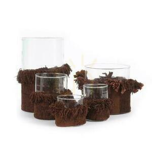 Candle Holder BAZAR BIZAR Oh My Gee Burgundy Velvet M small 6