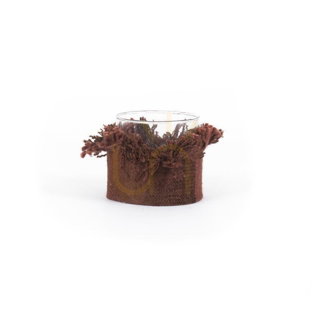 Candle Holder BAZAR BIZAR Oh My Gee Burgundy Velvet S