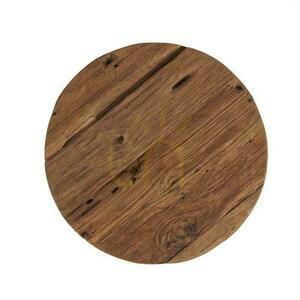 BAZAR BIZAR Shibori bar stool in natural reclaimed teak, 70 cm small 3