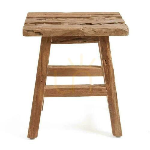 Check The Yoke Stool - Natural - L