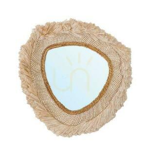 Mirror BAZAR BIZAR La Contessa Natural Abaca Grass 80 cm 0 Mirror BAZAR BIZAR La Contessa Natural Abaca Grass 80 cm small 0